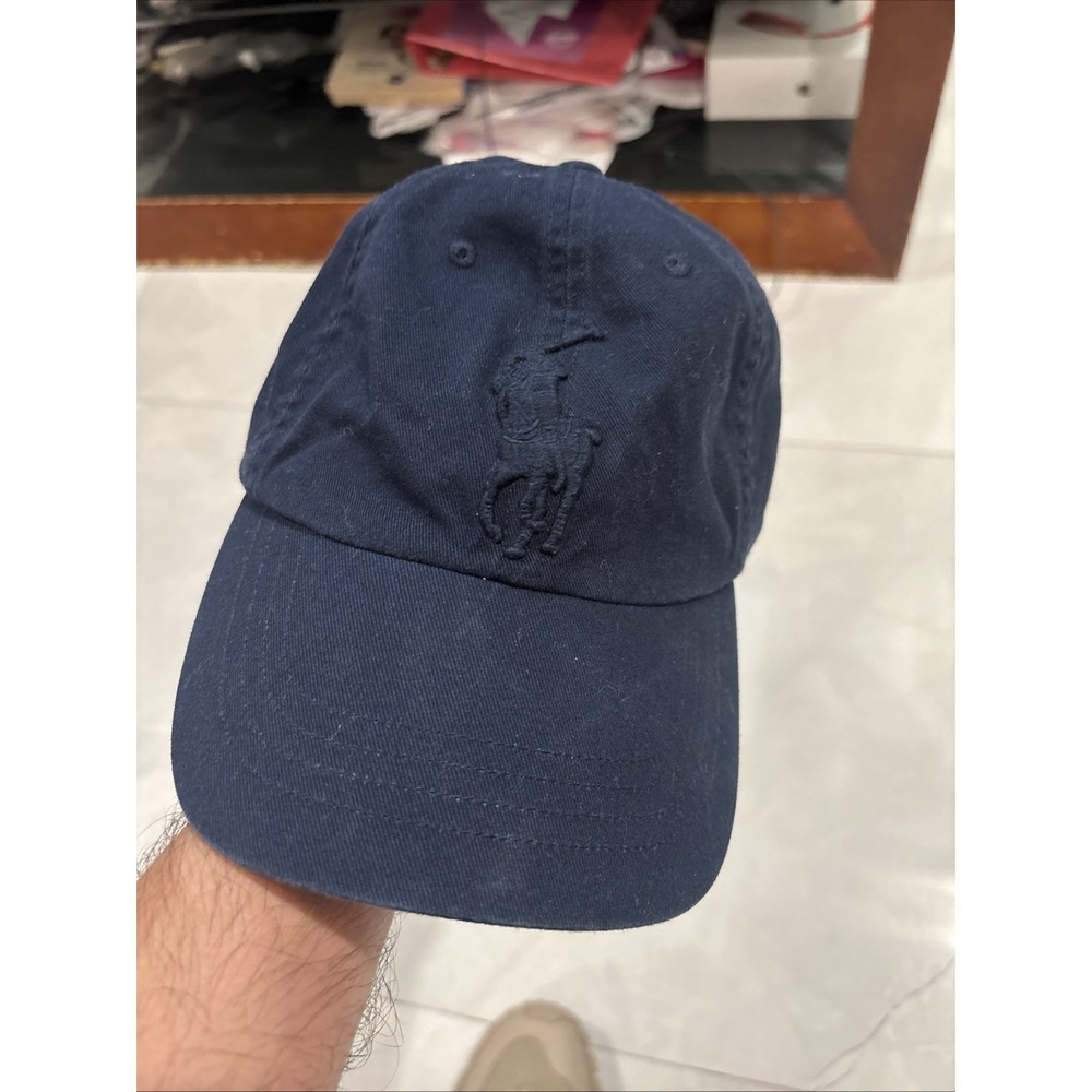 polo ralph lauren big pony Blue Hat Cap